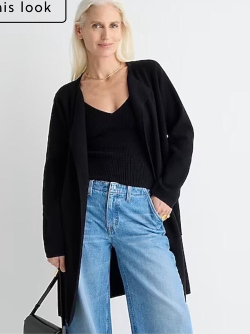 J crew Juliette cardigan Sweater Black Size XS